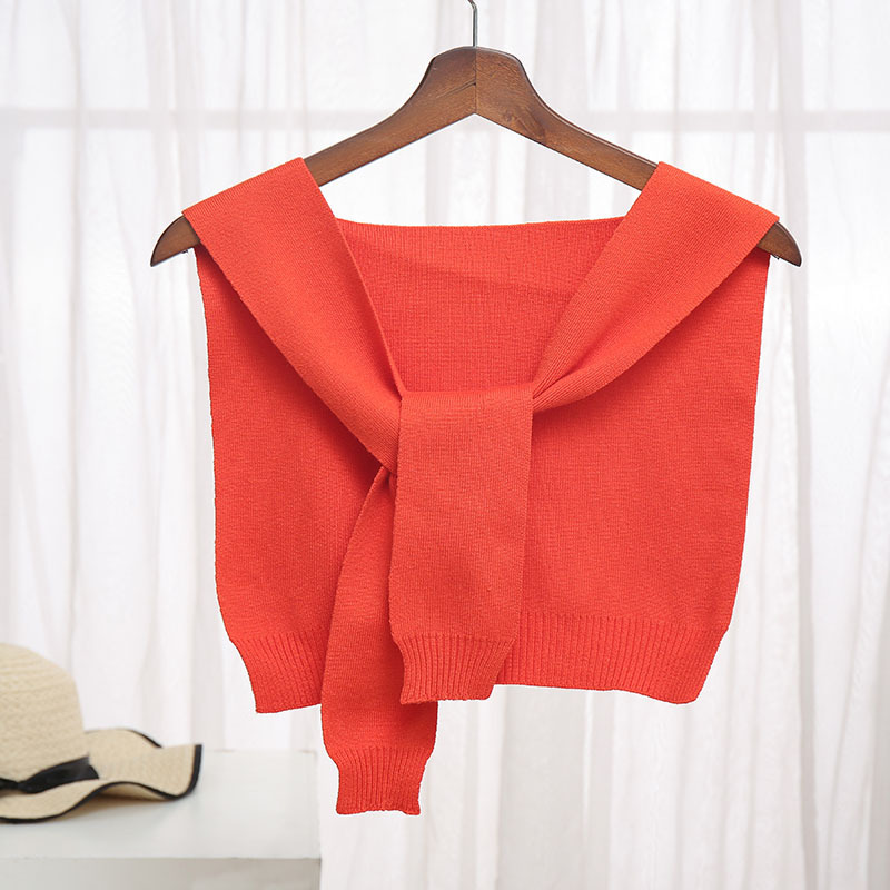 Pure color knitted shawls wholesale