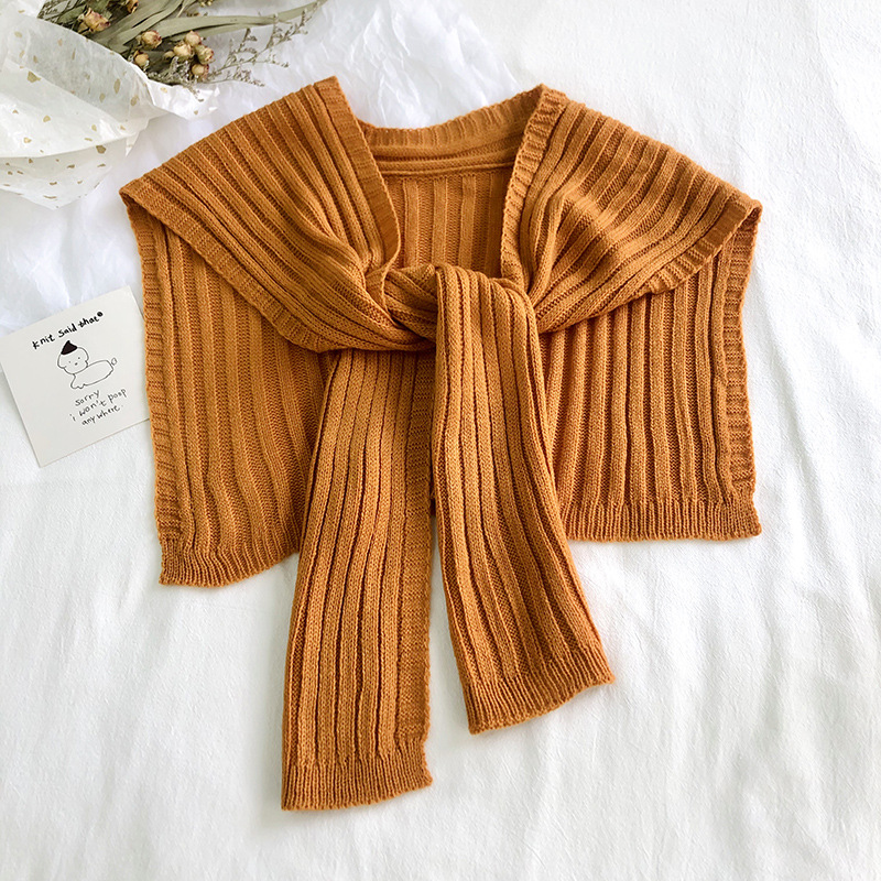 Pure color knitted shawls wholesale