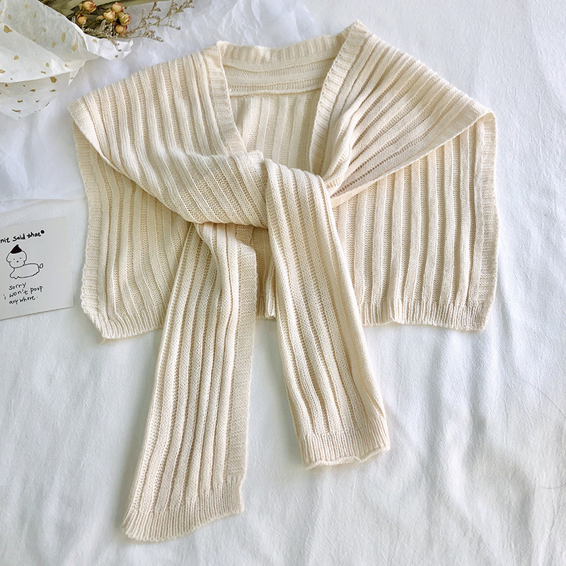 Pure color knitted shawls wholesale