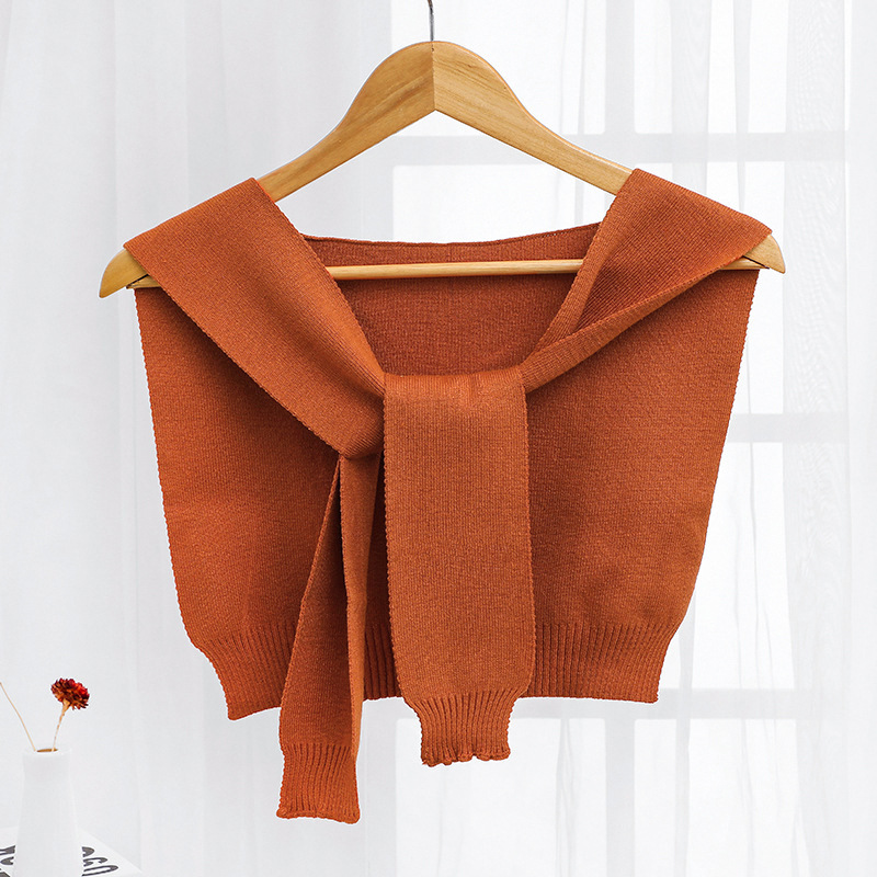 Pure color knitted shawls wholesale
