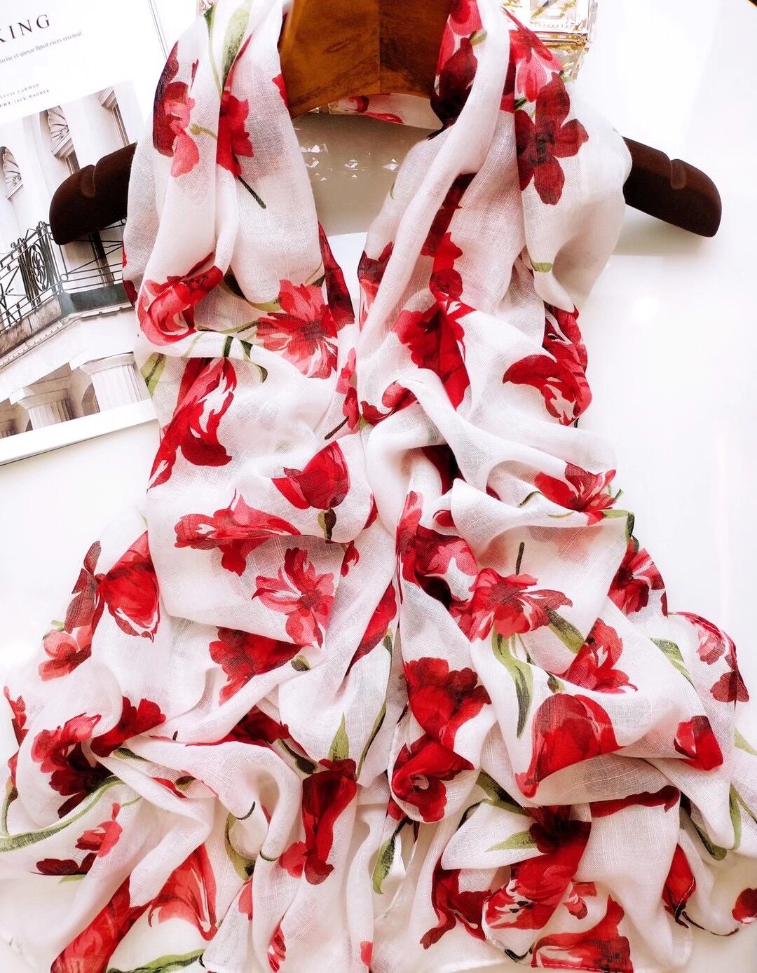 Printed cotton cheap shawl wholesale