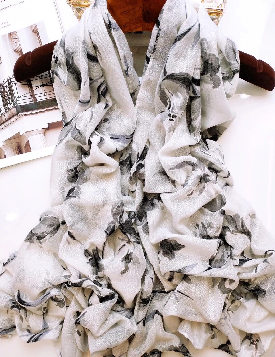 Printed cotton cheap shawl wholesale