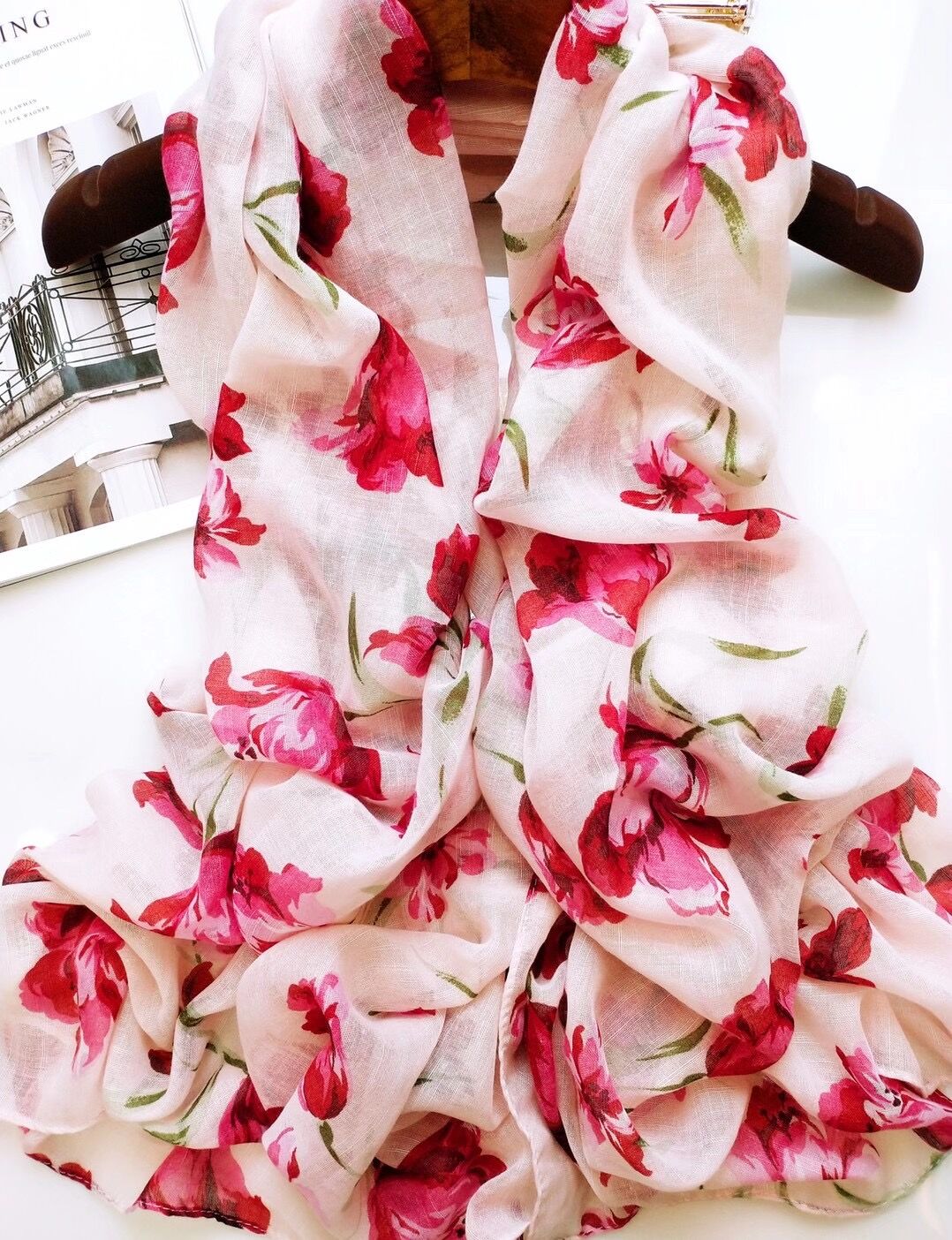 Printed cotton cheap shawl wholesale
