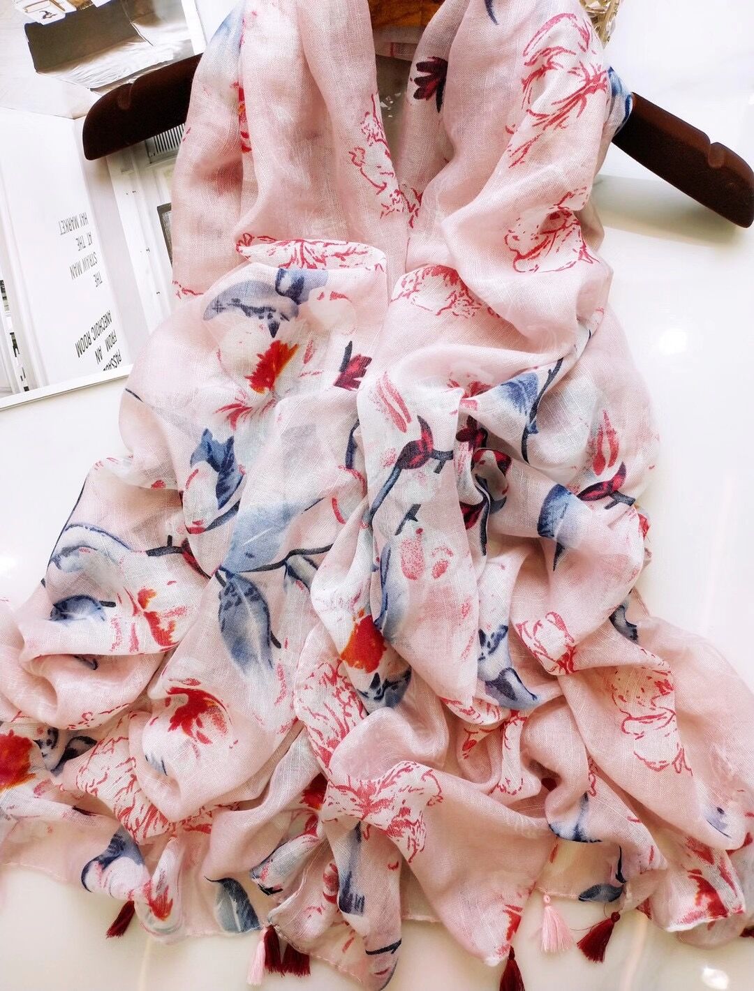 Wholesale long cotton shawl scarf