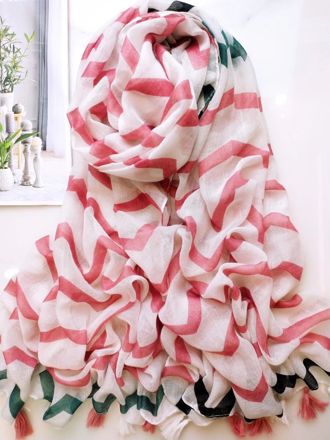 Wholesale long cotton shawl scarf