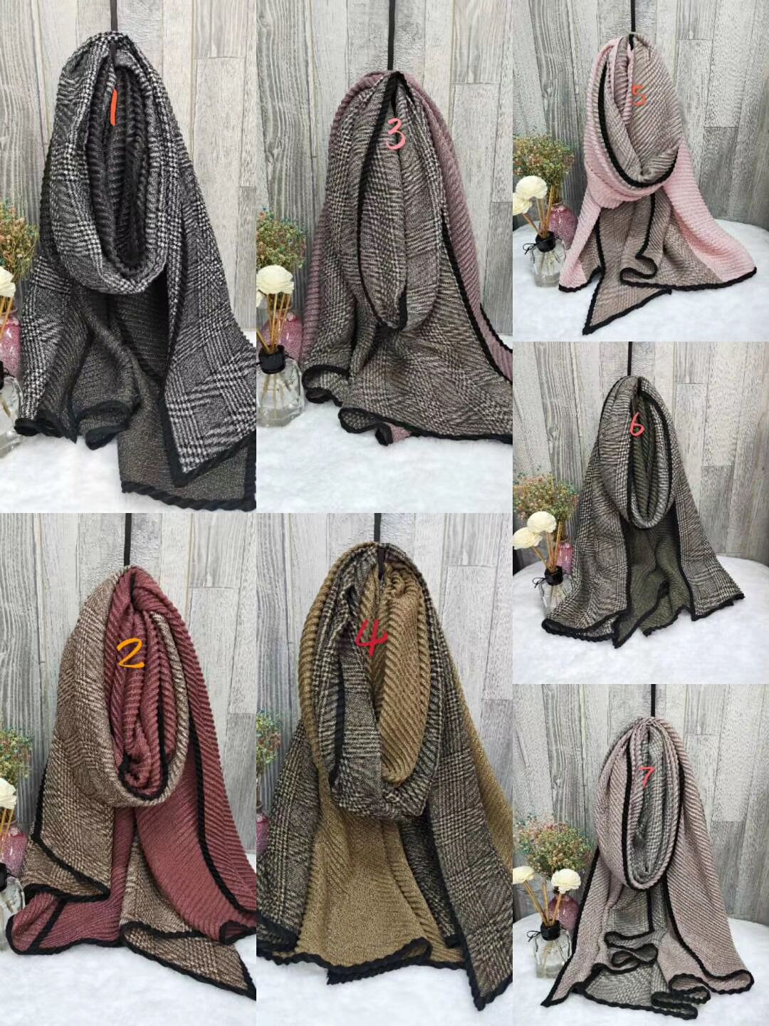 Plaid striped shawl scarf wholesale