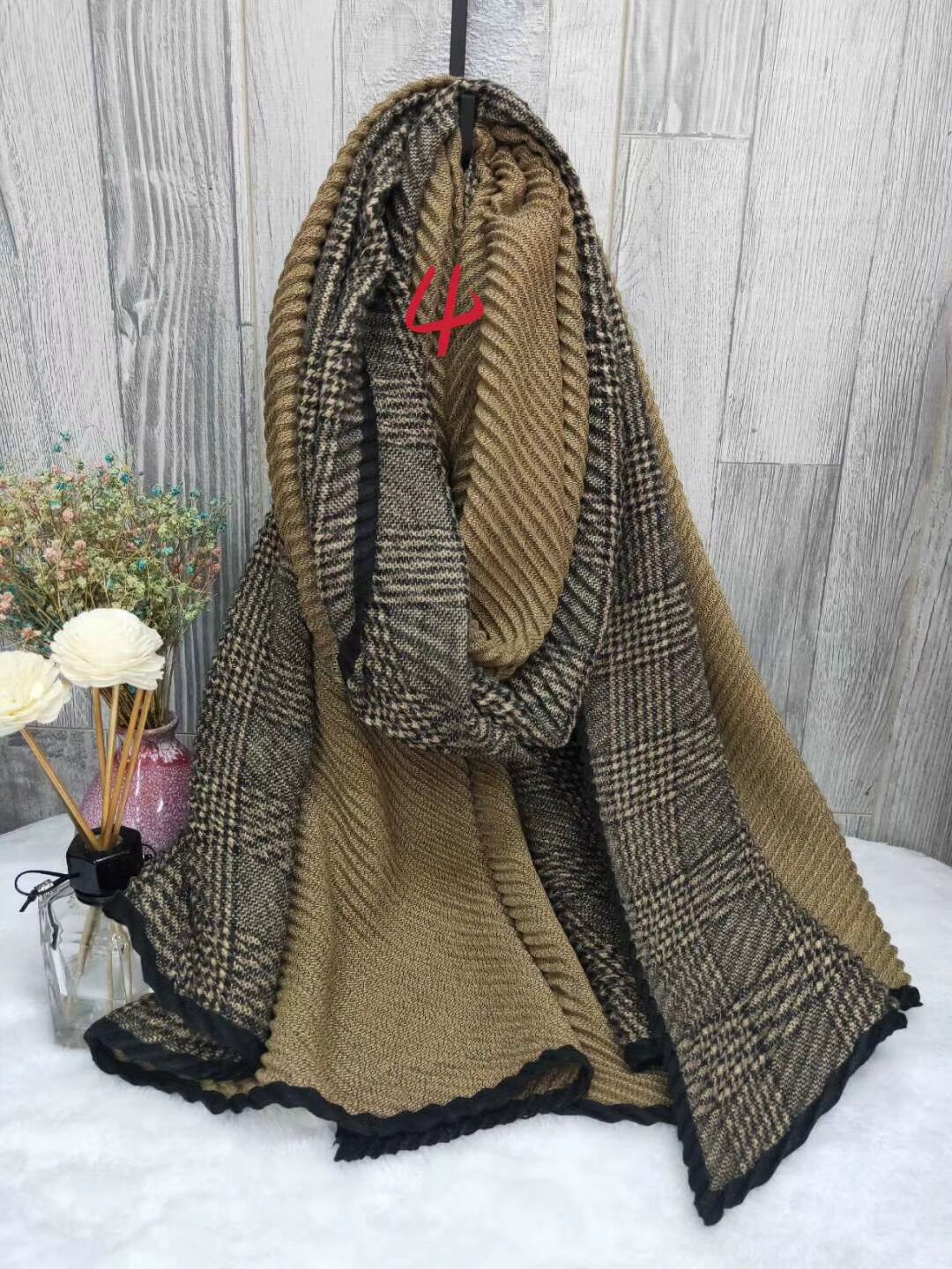 Plaid striped shawl scarf wholesale