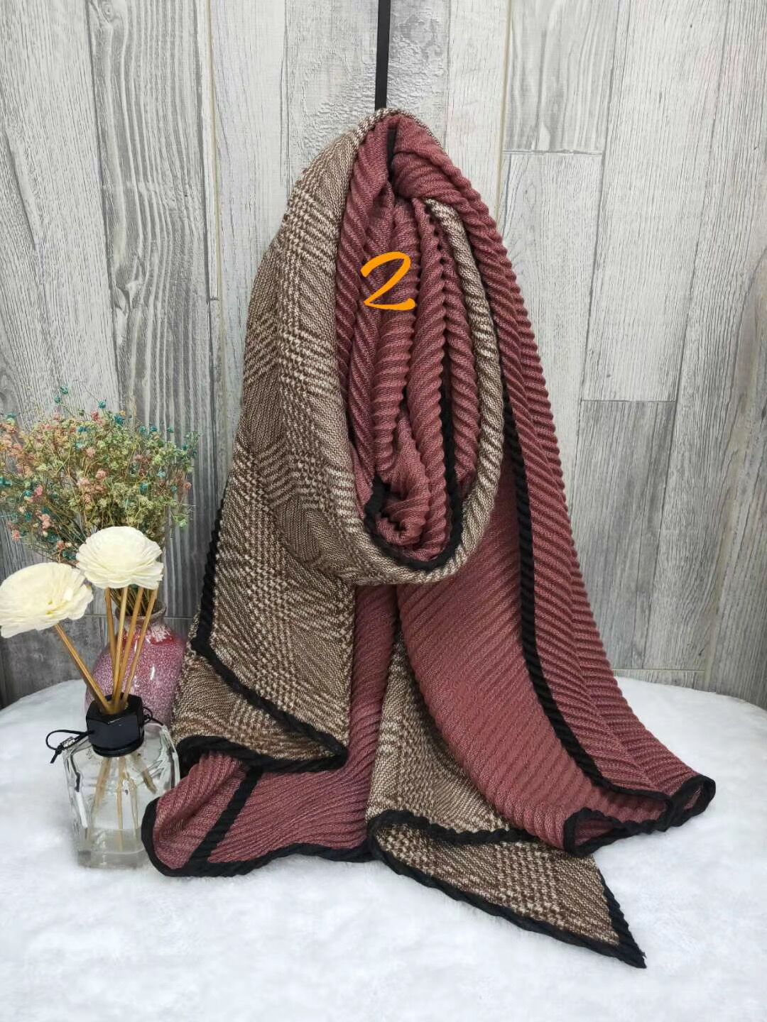 Plaid striped shawl scarf wholesale