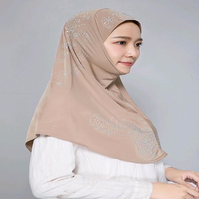 Muslim hot drill head scarf