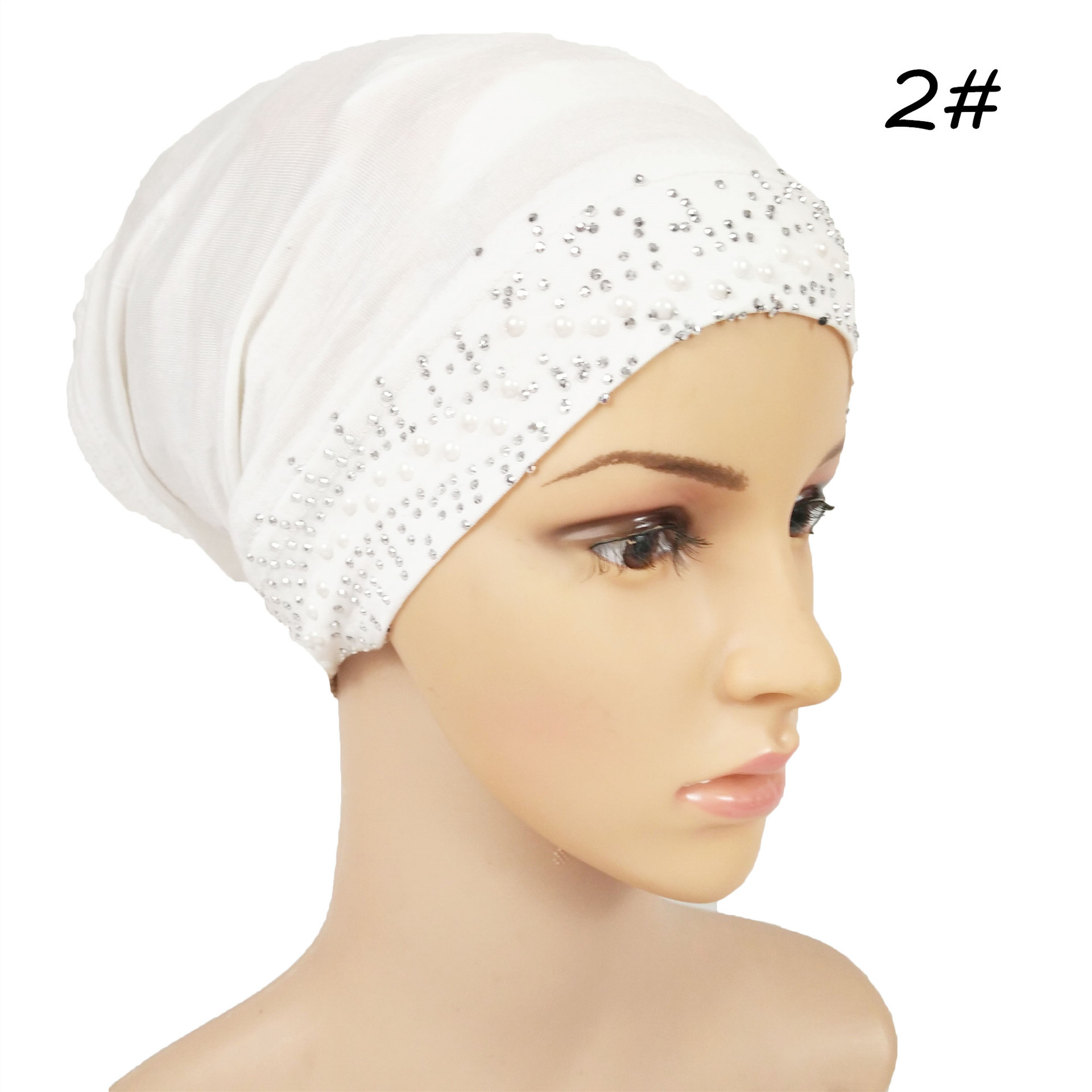 Mercerized cotton hot drilling turban