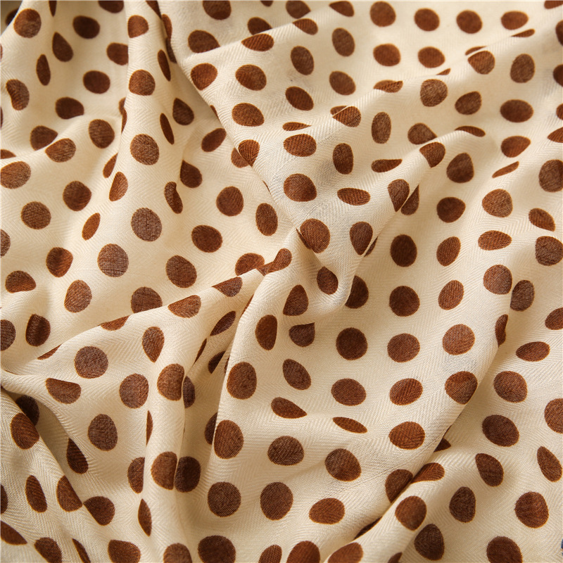 Circle stitching cotton linen scarf wholesale