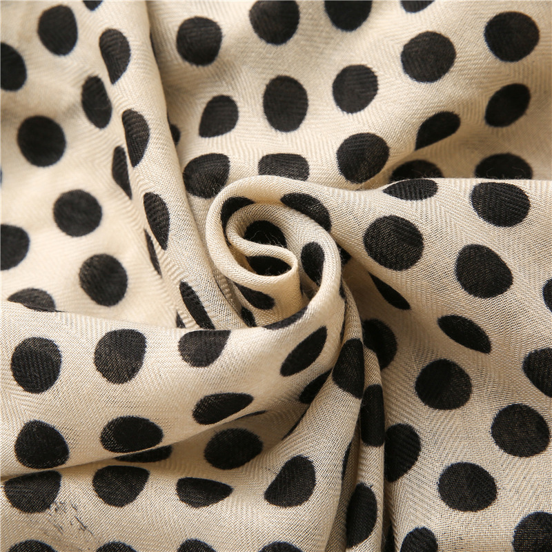 Circle stitching cotton linen scarf wholesale