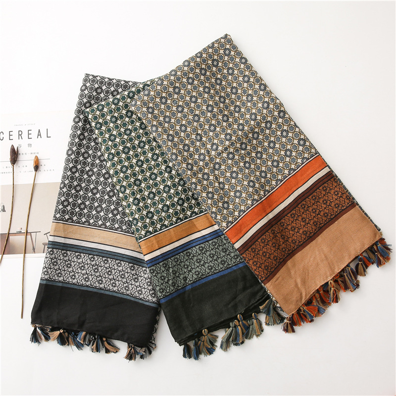 Polyester printing thermal shawl wholesale