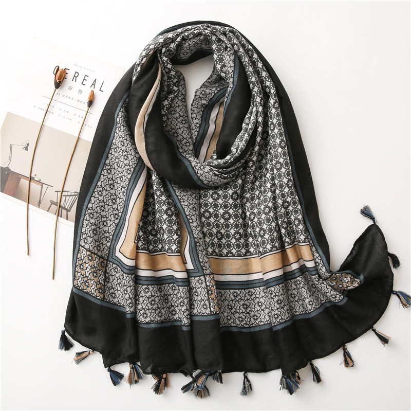 Polyester printing thermal shawl wholesale