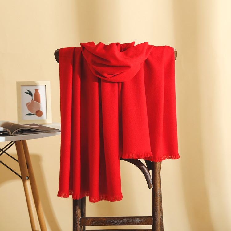 Zhejiang pure color cashmere scarf wholesale