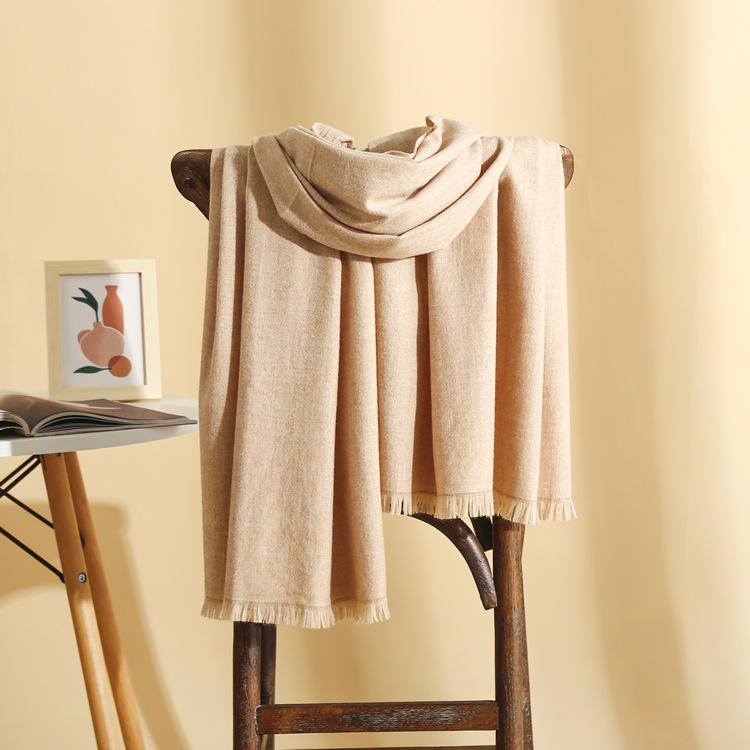 Zhejiang pure color cashmere scarf wholesale