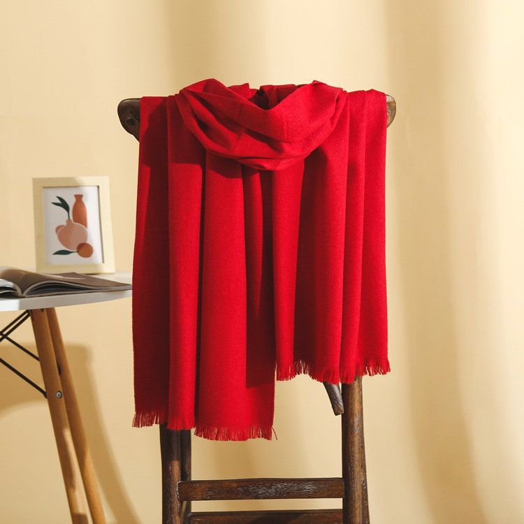 Zhejiang pure color cashmere scarf wholesale