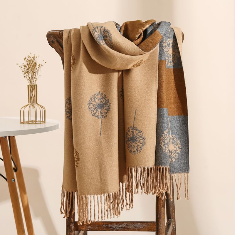 Dandelion thick cashmere scarf wholesale