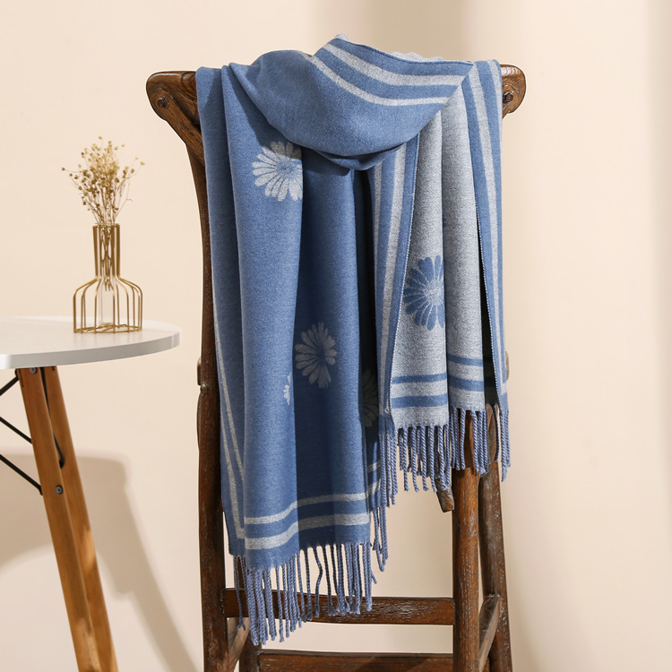 Deer pattern thick cheap scarf