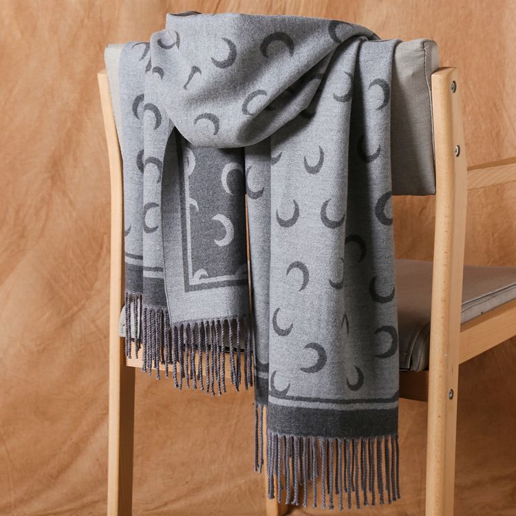 Double sided printing cashmere shawl wholesale