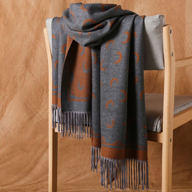 Double sided printing cashmere shawl wholesale