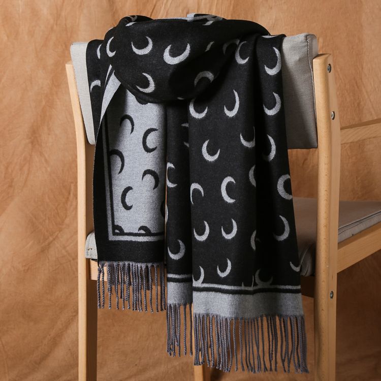 Double sided printing cashmere shawl wholesale
