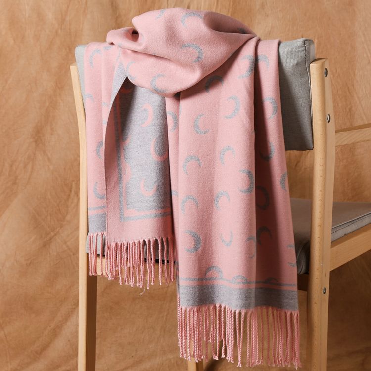 Double sided printing cashmere shawl wholesale