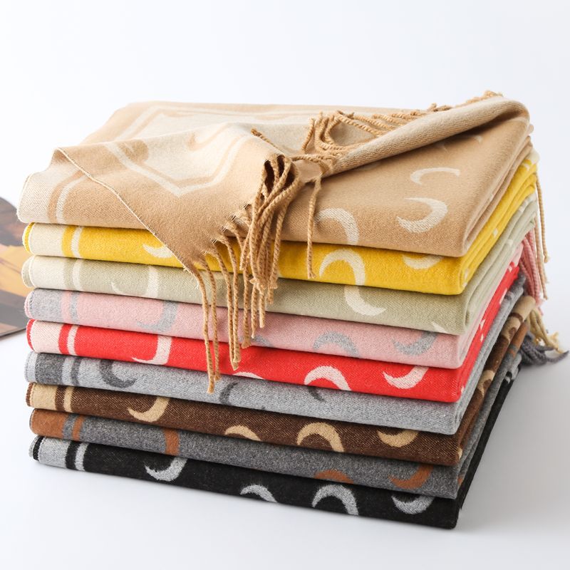 Double sided printing cashmere shawl wholesale