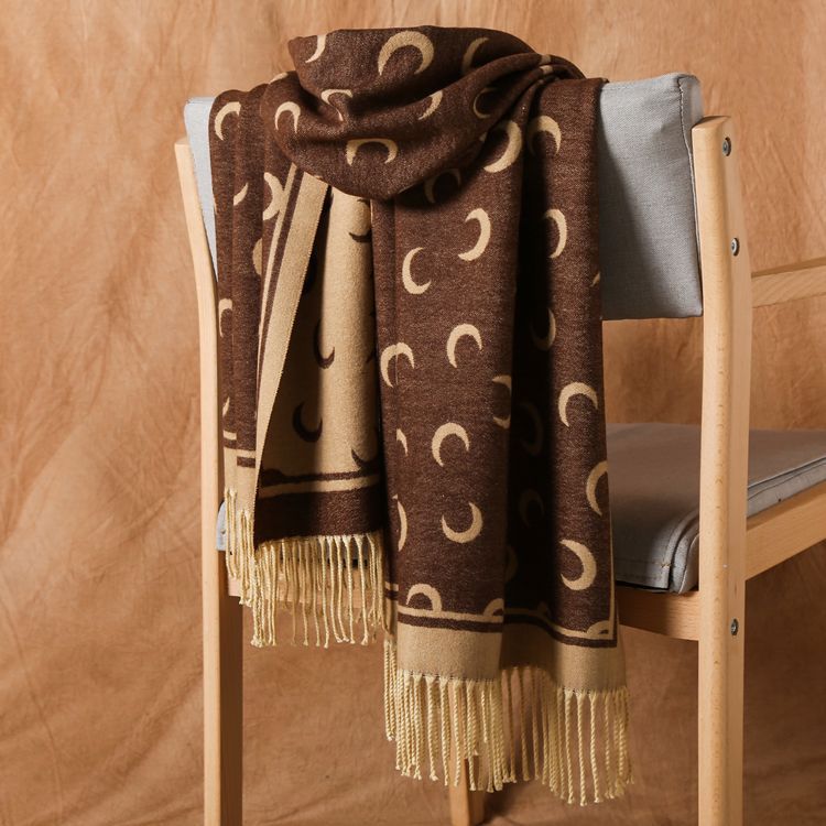Double sided printing cashmere shawl wholesale