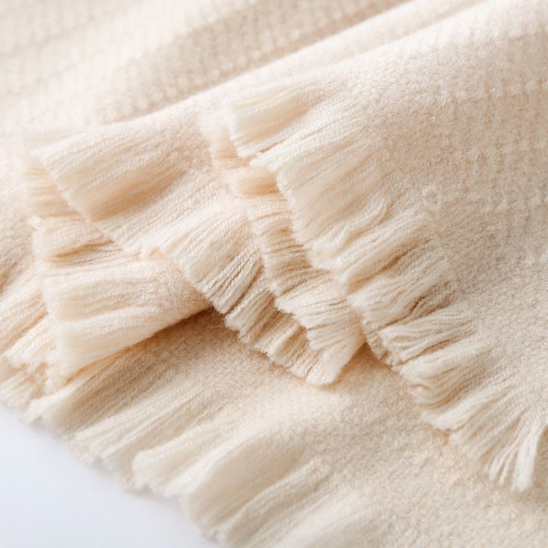 Cashmere jacquard striped scarf wholesale