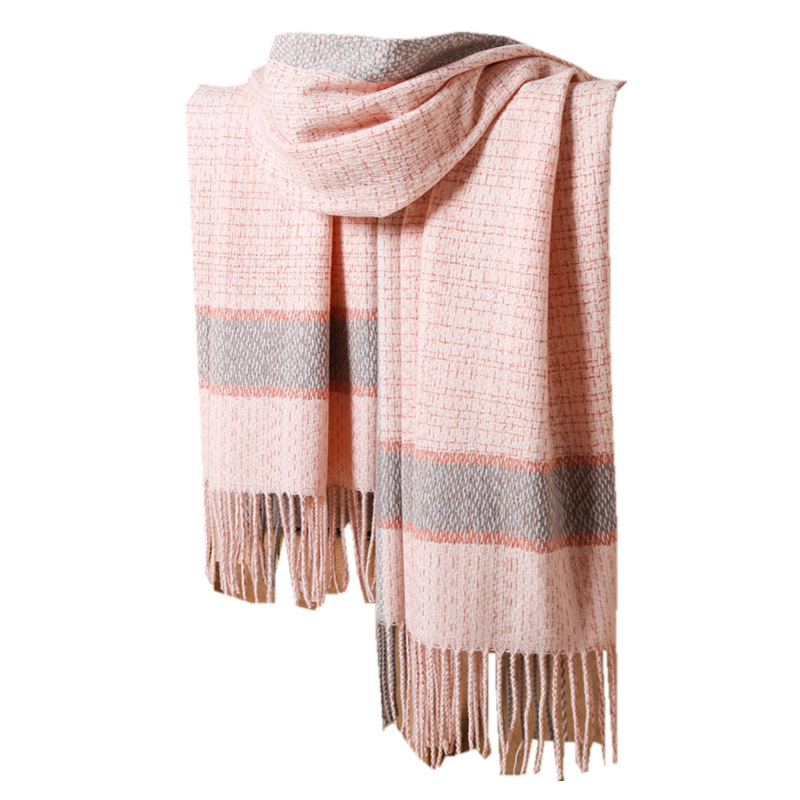 Color plaid thick cashmere scarf wholesale