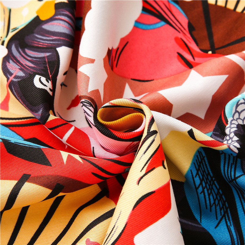 Chinese style beauty pattern scarf wholesale