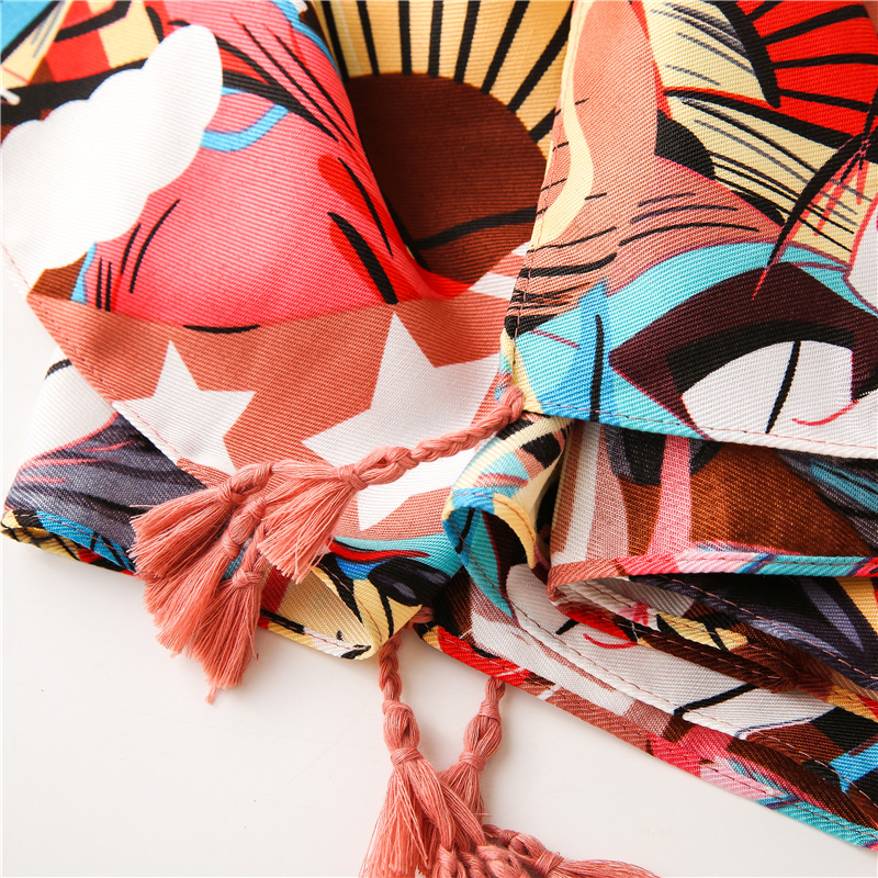 Chinese style beauty pattern scarf wholesale