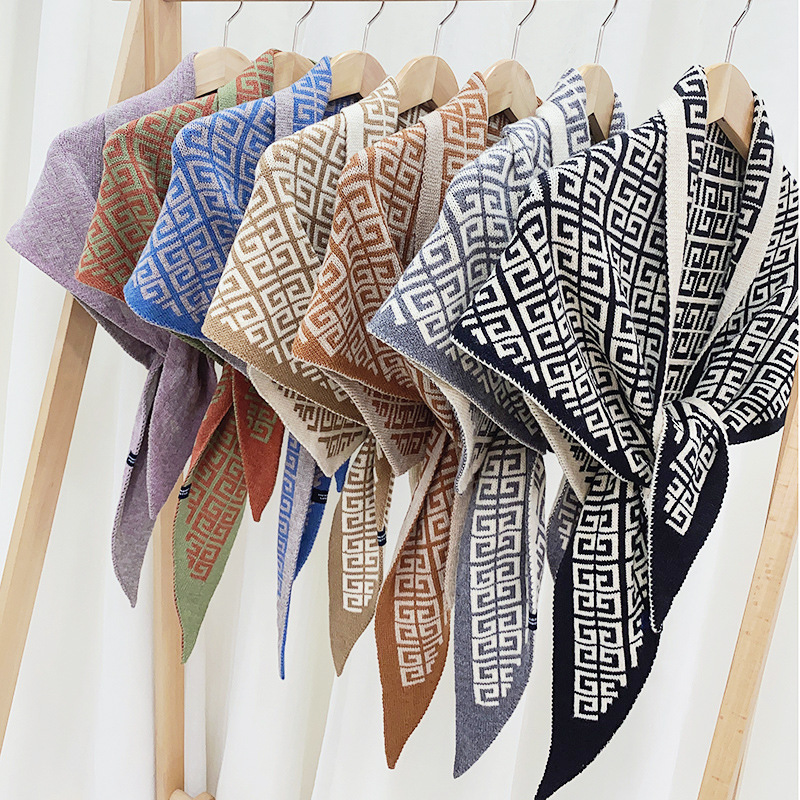 Triangle soft shawl winter scarf wholesale