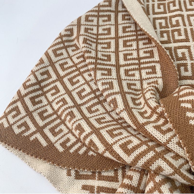 Triangle soft shawl winter scarf wholesale