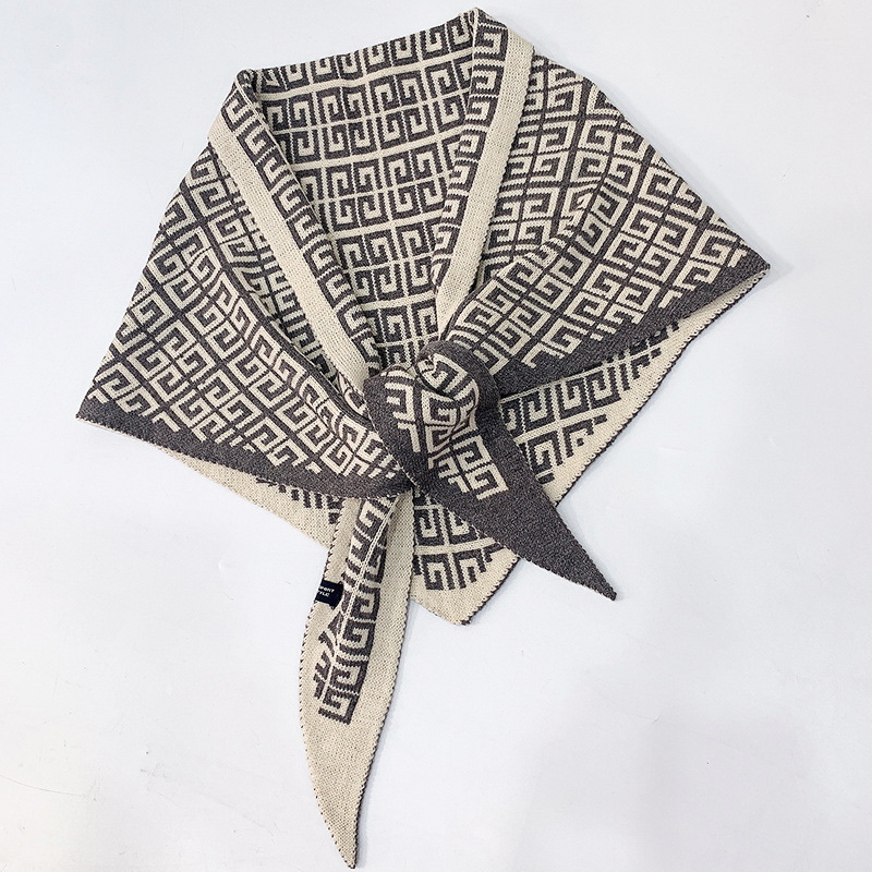 Triangle soft shawl winter scarf wholesale