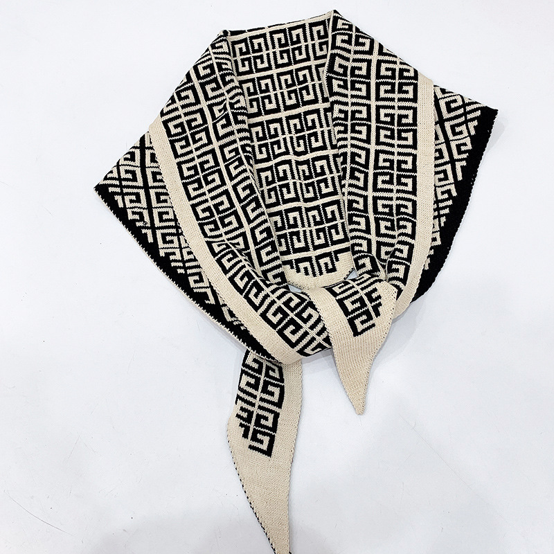 Triangle soft shawl winter scarf wholesale