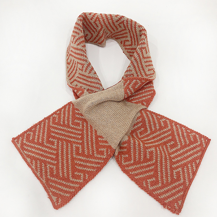 Ladies trendy shawl knitted scarf wholesale