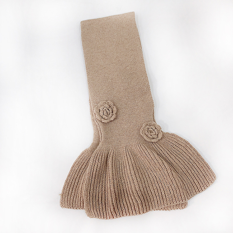 Cross Rose Carved Knit Scarf Wholesale