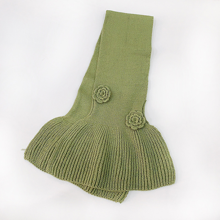 Cross Rose Carved Knit Scarf Wholesale