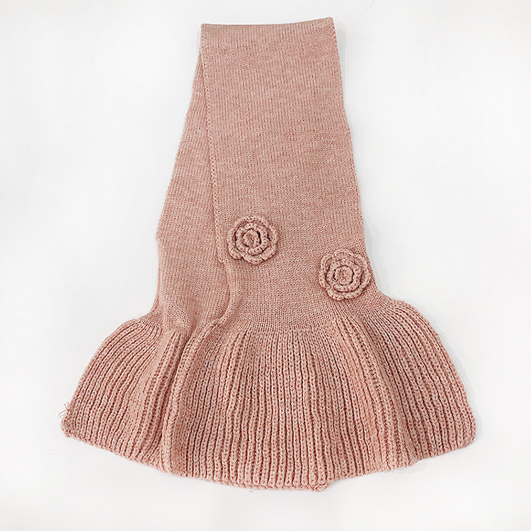 Cross Rose Carved Knit Scarf Wholesale