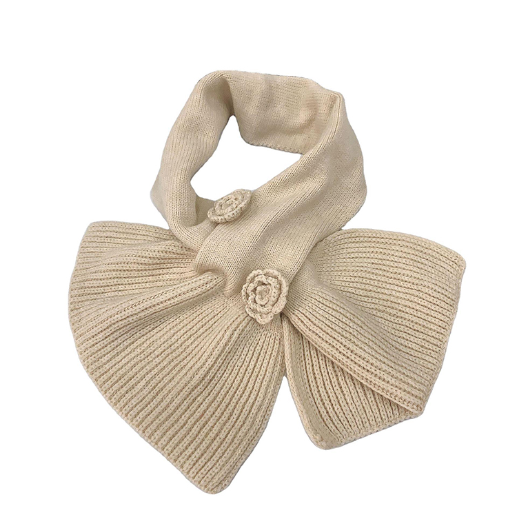Cross Rose Carved Knit Scarf Wholesale