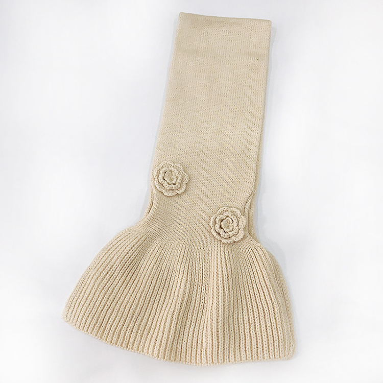 Cross Rose Carved Knit Scarf Wholesale