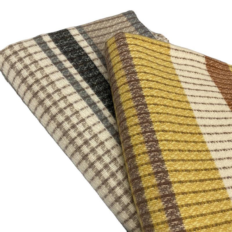 Wholesale thick warm plaid cashmere scarf