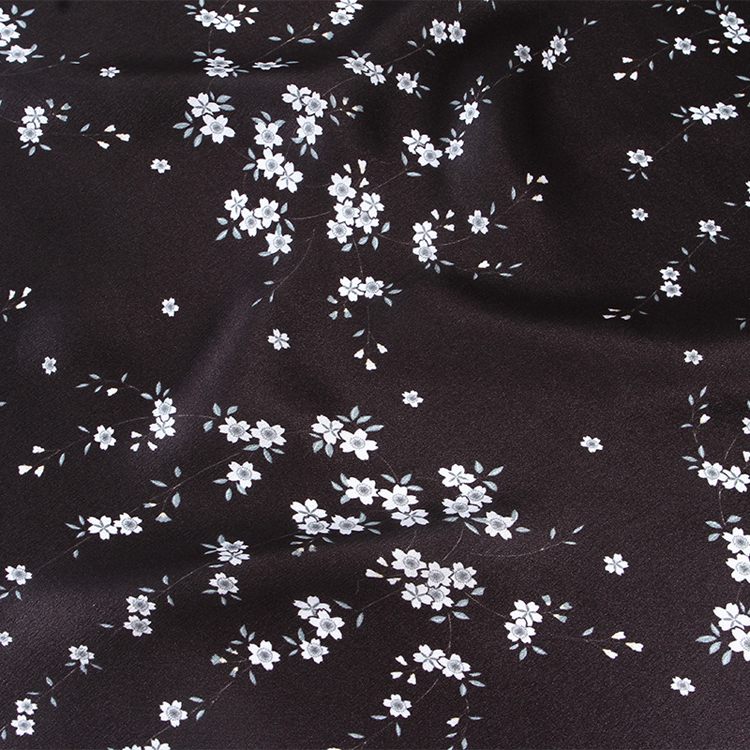 Flower pattern pure silk square scarf wholesale