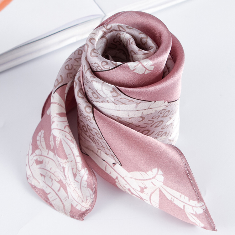 Feathers flying soft silk square scarf wholesale