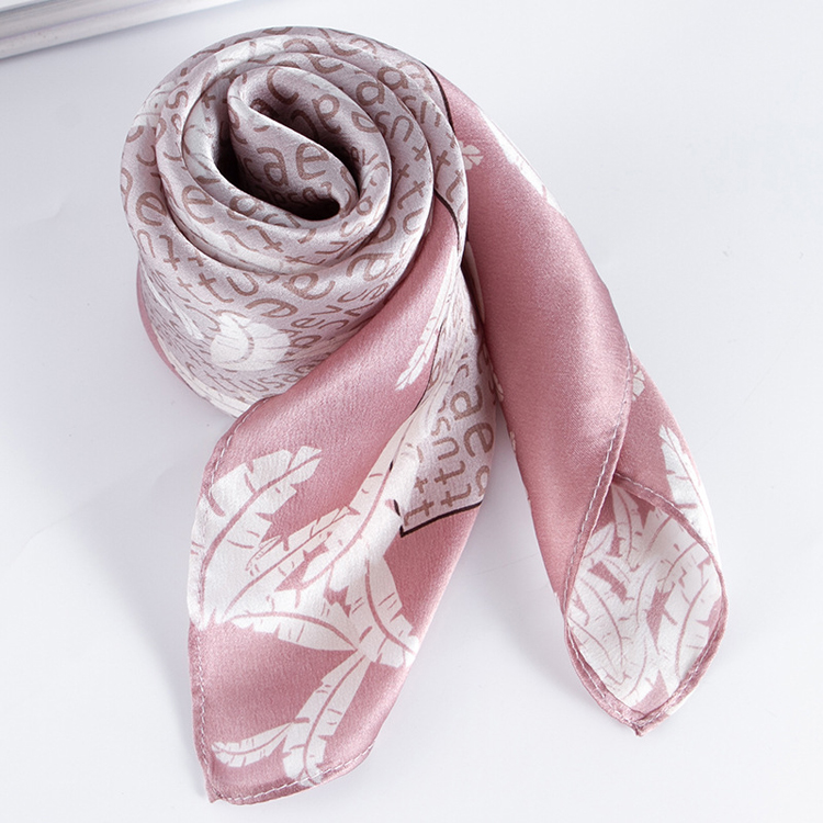 Feathers flying soft silk square scarf wholesale