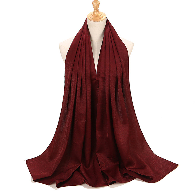Ladies shawl pure color headscarf wholesale