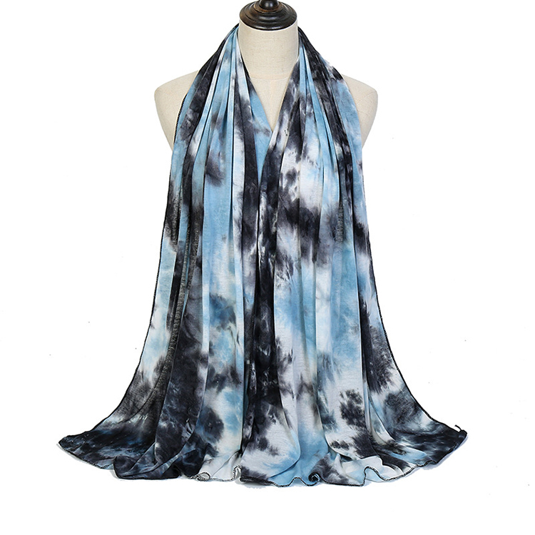 Graffiti decoration pearl chiffon headscarves wholesale
