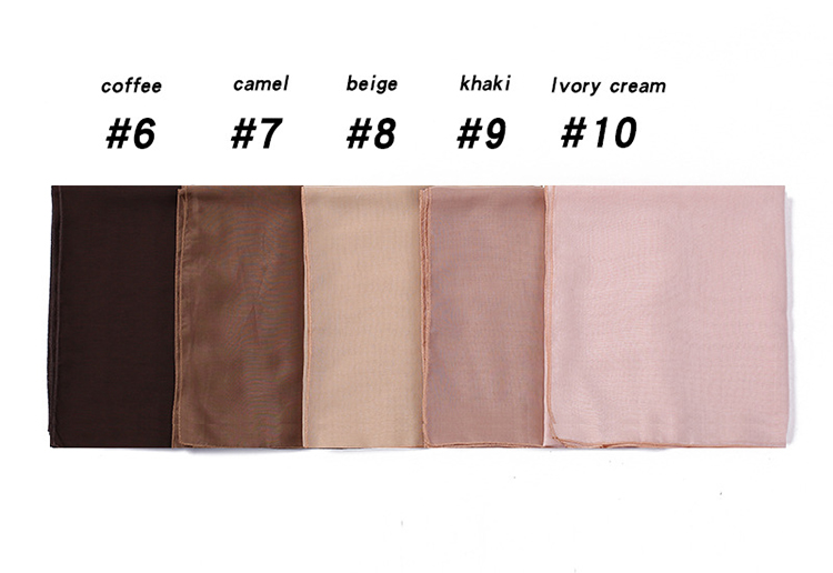 Monochrome cotton linen ladies square scarf wholesale